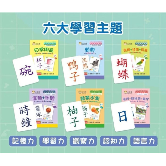 小牛津 幼幼識字學習圖卡 (共384張圖卡/雙面點讀)