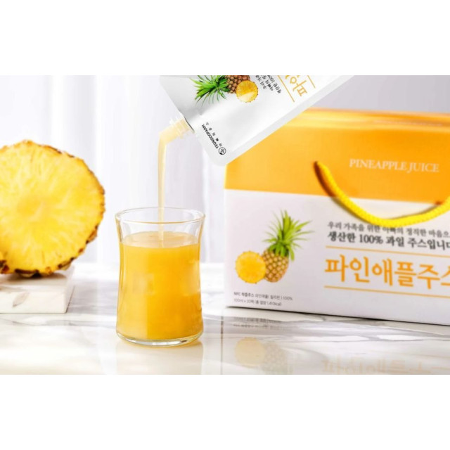 韓國YEONDOOFARM鳳梨汁100ML(禮盒30入)