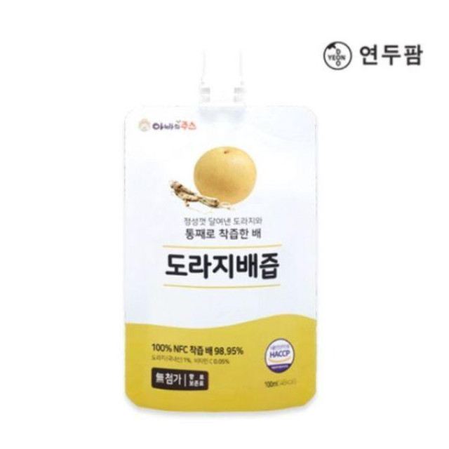 韓國YEONDOOFARM水梨桔梗汁100ML(禮盒20入)