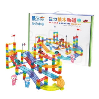 小牛津 磁力積木軌道車-152pcs