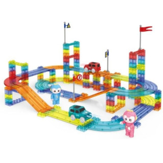 小牛津 磁力積木軌道車-152pcs