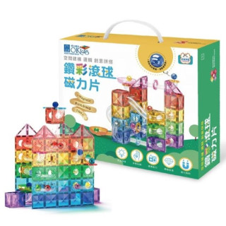 小牛津 鑽彩滾球磁力片-115pcs