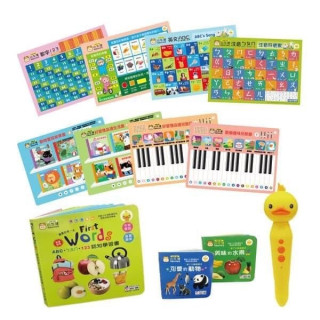 小牛津 我的第一套點讀認知圖鑑12件組-呱呱鴨