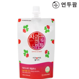 韓國YEONDOOFARM好農蘋果甜菜汁100ML(單包)