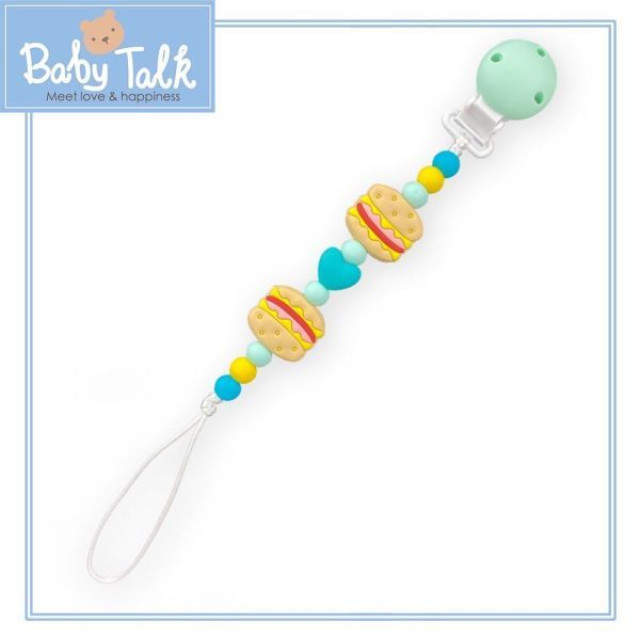 小小家 Baby Talk食品級矽膠奶嘴鏈(多款)