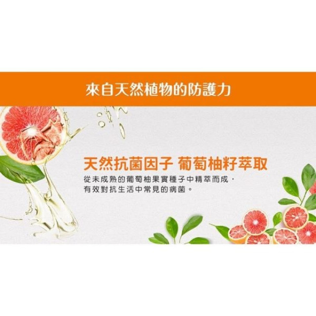 小鹿山丘 葡萄柚籽低敏抗菌洗衣精組