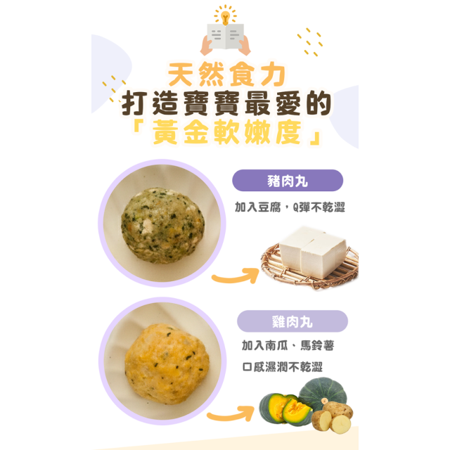 童心好食冷凍 寶寶蔬菜肉肉丸