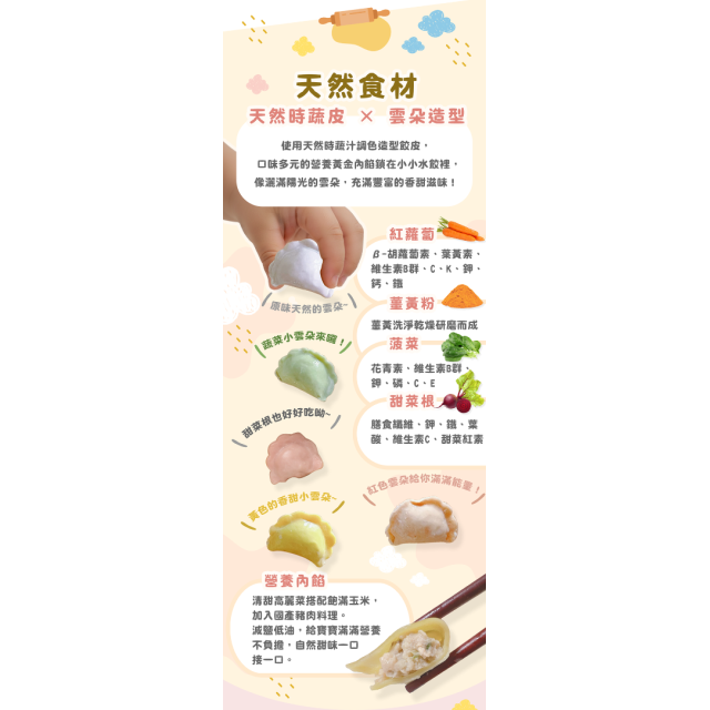 童心好食冷凍 高麗菜鮮肉鮮蝦