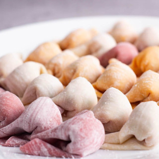 旅居漁村 文蛤高湯彩色餛飩190克