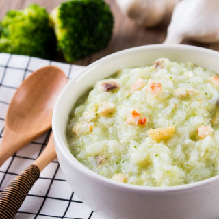 旅居漁村 翡翠干貝海鮮粥150克