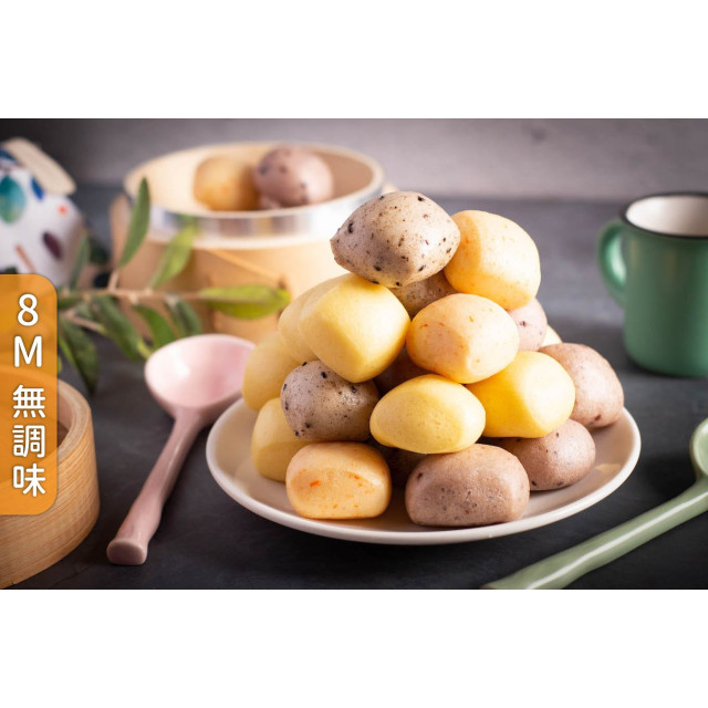 旅居漁村 寶寶天然彩色饅頭300克