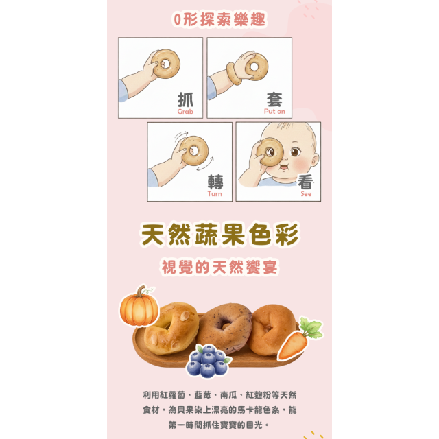 童心好食冷凍 寶寶迷你貝果
