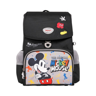 怡寶 懸浮磁扣護脊書包-米奇(黑色)