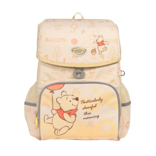 怡寶 懸浮磁扣護脊書包-小熊維尼(米黃)