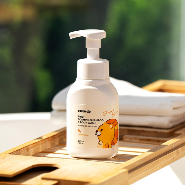 MOTHER-K First 積雪草潤澤洗髮沐浴慕斯 290ml