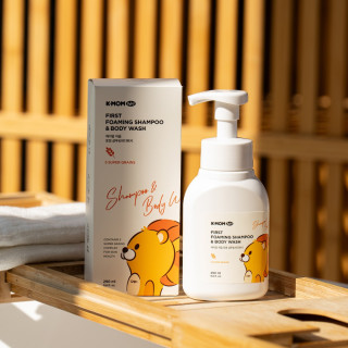 MOTHER-K First 積雪草潤澤洗髮沐浴慕斯 290ml