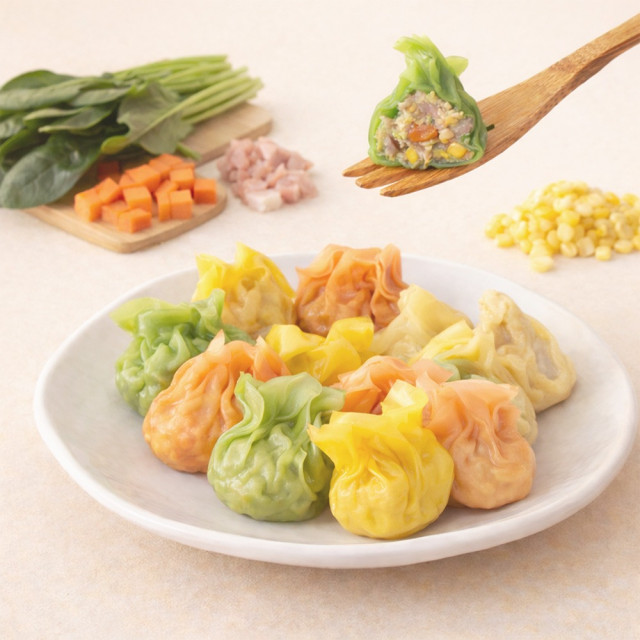 童心好食冷凍 寶寶彩色餛飩(多款)