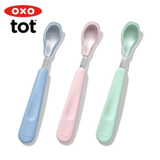 OXO TOT隨行矽膠湯匙(多款)