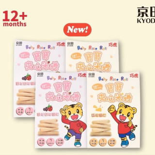 京田製菓 巧虎寶寶夾心米捲(多款)