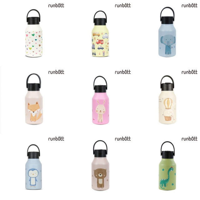 runbott Mii輕量陶瓷吸管保溫瓶350ml(多款)