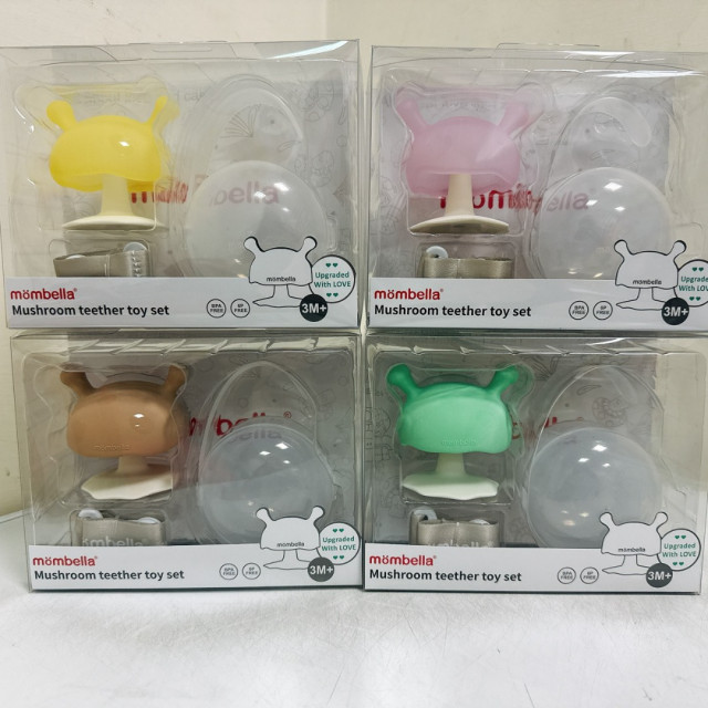 MOMBELLA-啾比小蘑菇固齒器套組(多款)