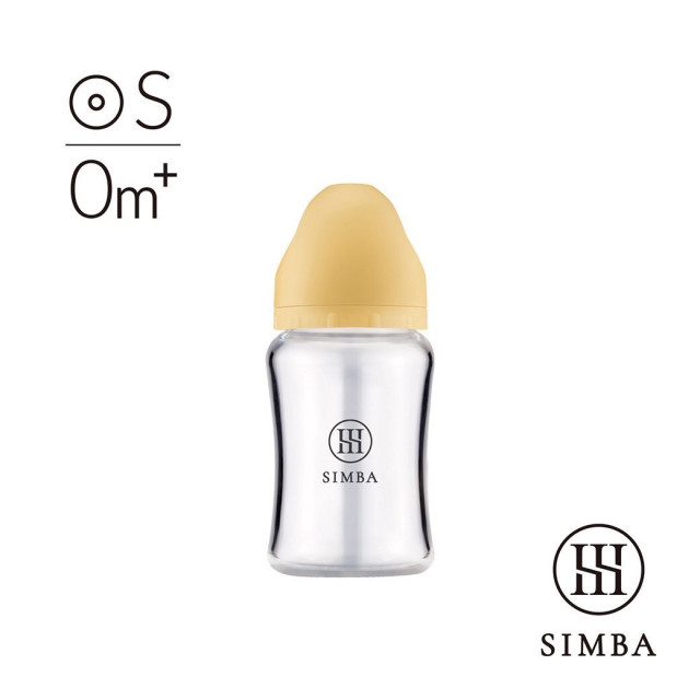 預購小獅王 新色蘊蜜質金玻璃寬口防脹氣奶瓶270ml(多款)