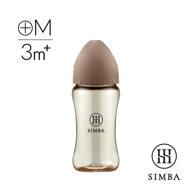 預購小獅王 新色-蘊蜜鉑金PPSU寬口防脹氣奶瓶360ML(多款)