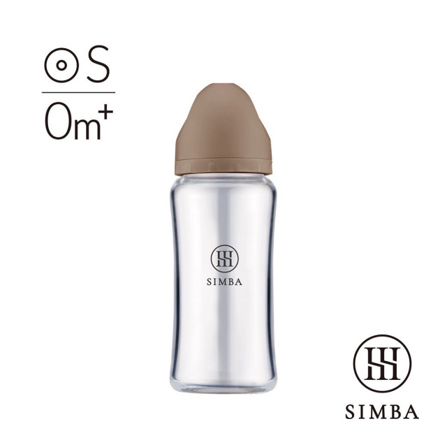 預購小獅王 新色蘊蜜質金玻璃寬口防脹氣奶瓶270ml(多款)