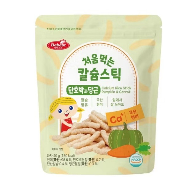 Bebest 含鈣糙米棒40g(多款)