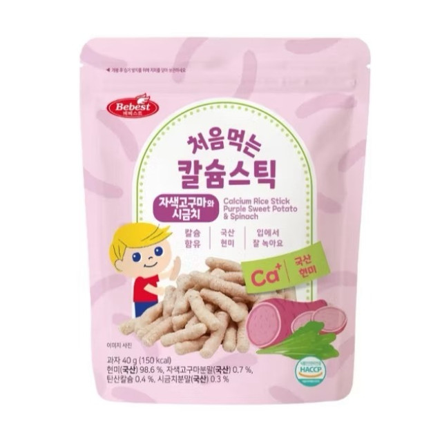 Bebest 含鈣糙米棒40g(多款)