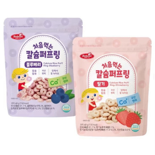 Bebest 含鈣糙米圈圈40g