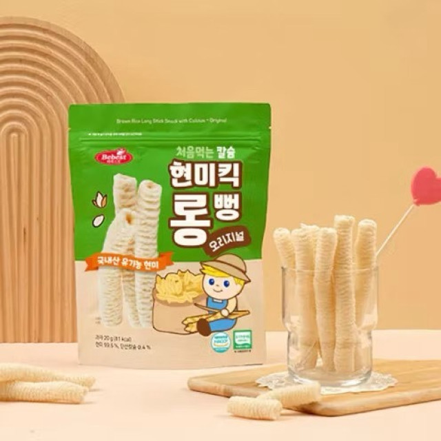 Bebest 含鈣長形糙米棒20g(多款)