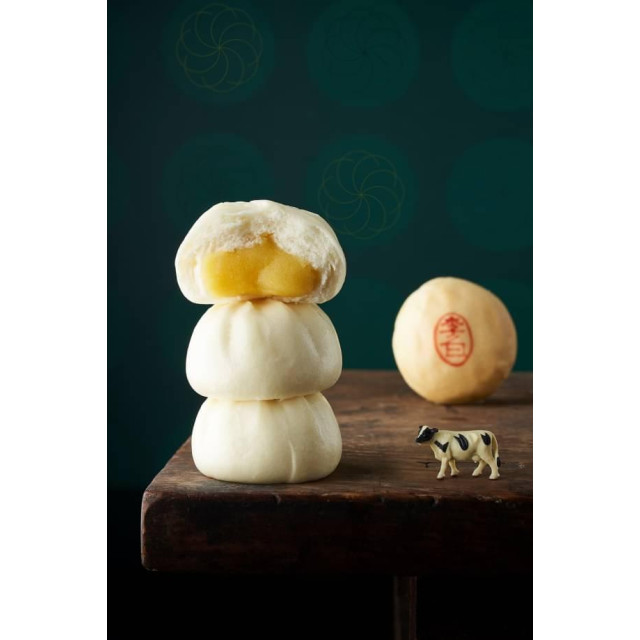 初鹿牧場 冷凍 鮮奶綠豆沙包-8入/包