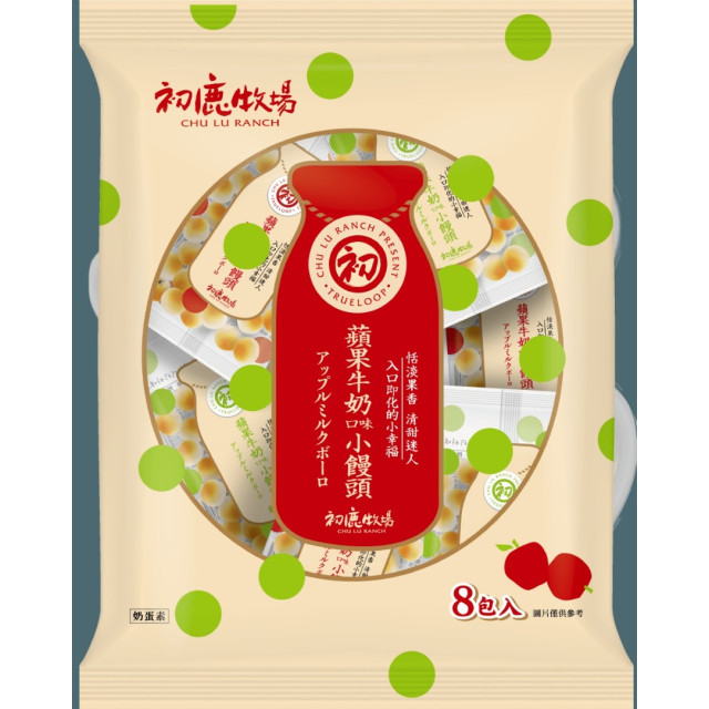 初鹿牧場 蘋果牛奶小饅頭
