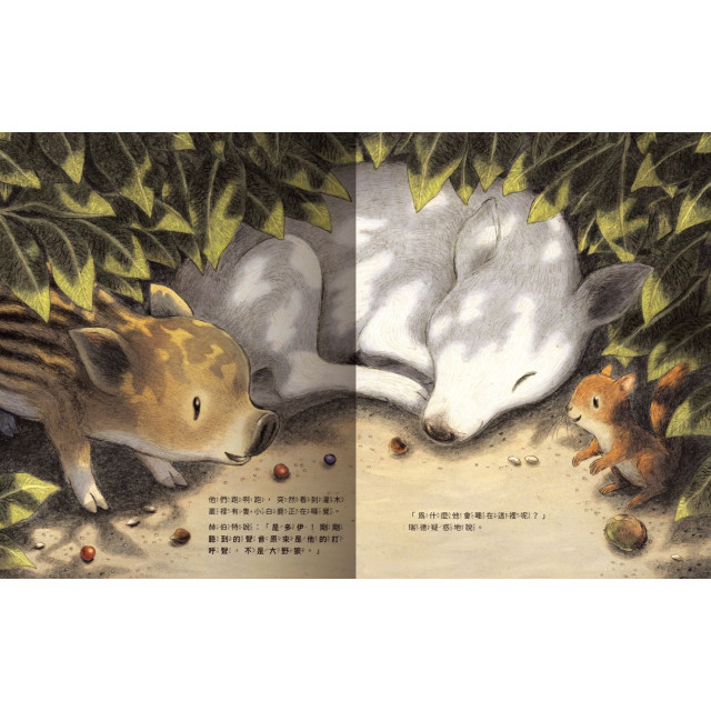 禾流文創 小野豬迷路了