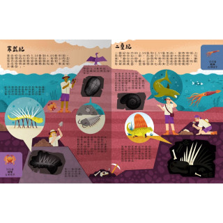 禾流文創 摩擦摩擦！出現了！古代巨獸的化石