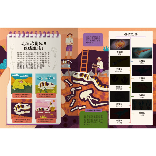 禾流文創 摩擦摩擦！出現了！古代巨獸的化石