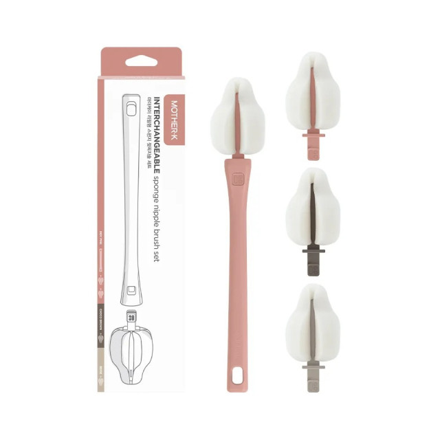 MOTHER-K 極簡奶嘴海綿刷(多款)