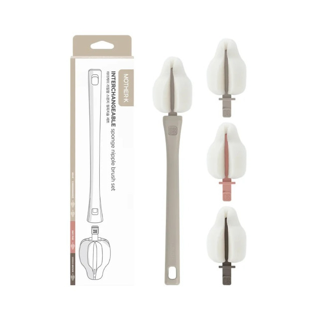 MOTHER-K 極簡奶嘴海綿刷(多款)