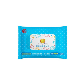 獅子寶寶 酒精擦拭巾箱購10抽*48包/箱