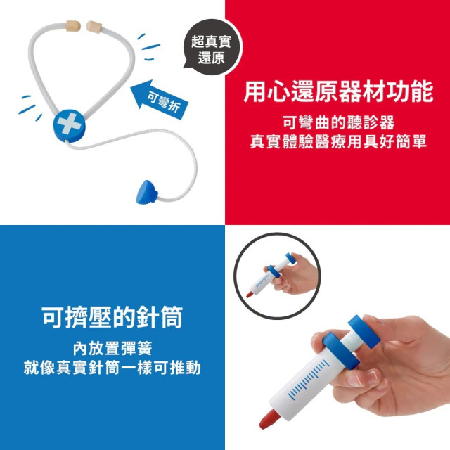 Teamson Tom and Jerry 小醫生木製醫生包玩具組