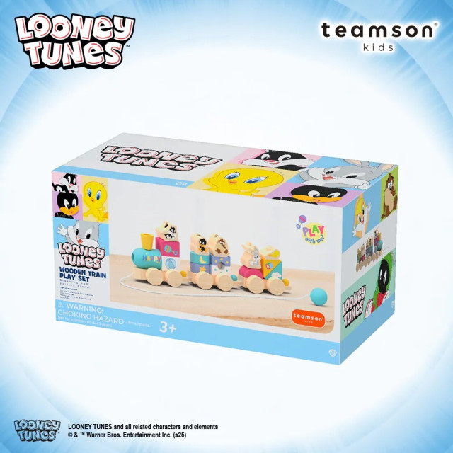 Teamson樂一通木製火車拉繩組