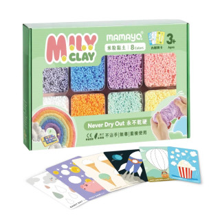 mamayo媽媽友 米粒黏土-經典8色