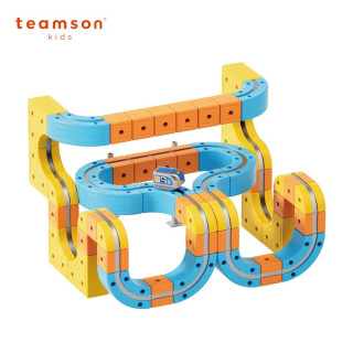  Teamson 磁吸軌道小火車豪華組 159PCS