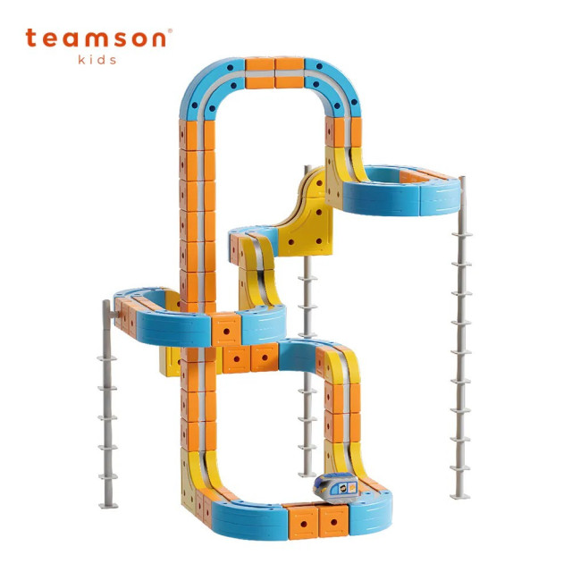 Teamson 磁吸軌道小火車 入門組 65PCS