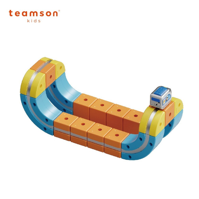 Teamson 磁吸軌道小火車 入門組 65PCS