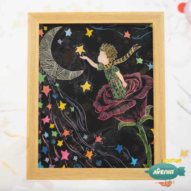 Avenir Kids 經典紓壓刮畫本-小王子聯名款