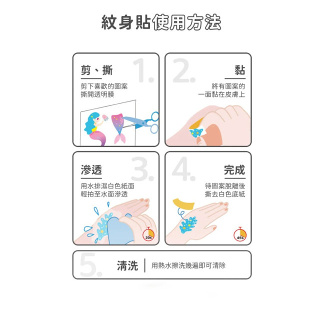 Avenir Kids 美甲&紋身貼紙(多款)