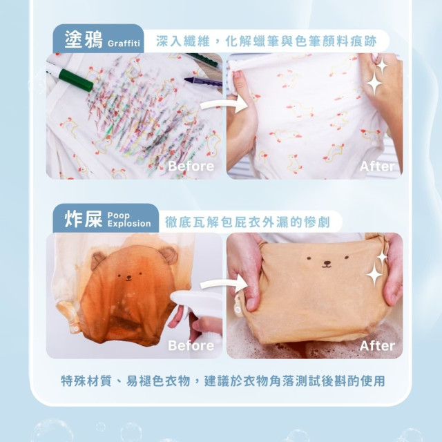 mamayo媽媽友 台灣製衣物去漬噴霧-幼兒專用400ml