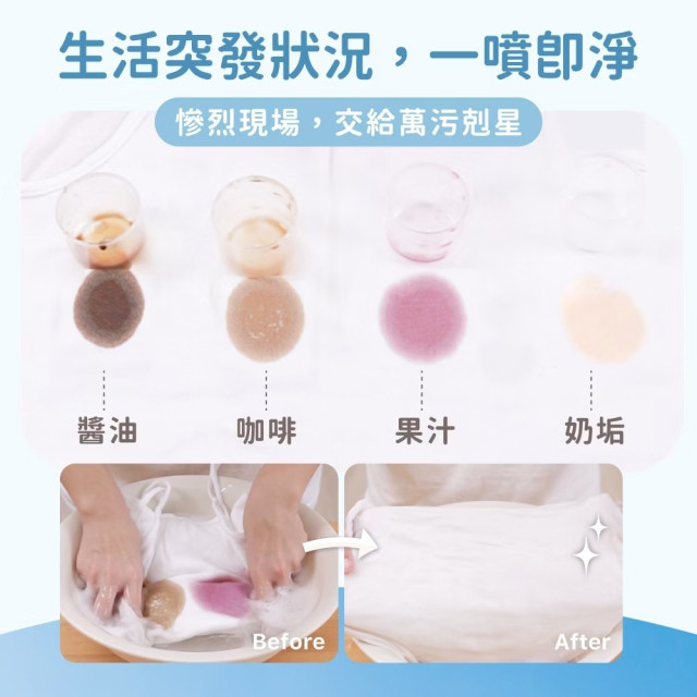 mamayo媽媽友 台灣製衣物去漬噴霧-幼兒專用400ml